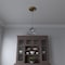 Ekena Millwork Traditional PVC Medallion (Canopies up to 5 1/2"), 10"OD x 3 1/2"ID x 1 1/8"P, Bright Coat Gold CMP10TRBGL - alternate 7